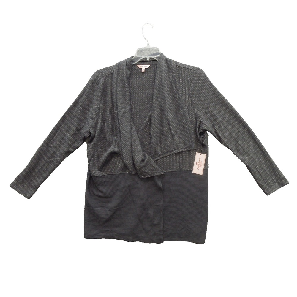 Juicy Couture Womens Sweater XL V Neck 3/4 Sleeve Cardigan New